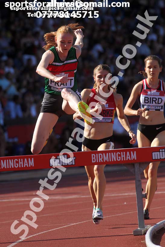 Womens 3000 metres steeplechase, 2019 Muller British Championships, Alexander Stadium, Birmingham. Photo: David T. Hewitson/Sports for All Pics